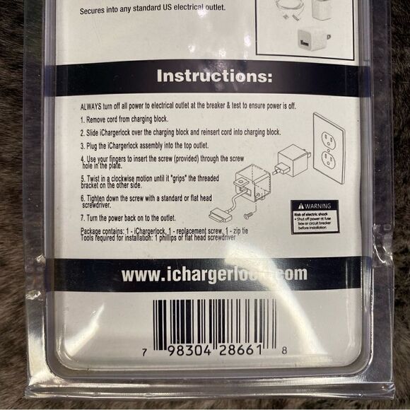 Phone charger LOCK!  No more borrowed phone chargers! - Picture 5 of 7